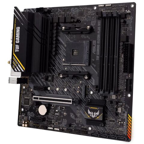 Материнская плата ASUS TUF GAMING A520M-PLUS WIFI - Системные (материнские) платы  - Системные (материнские) платы 
