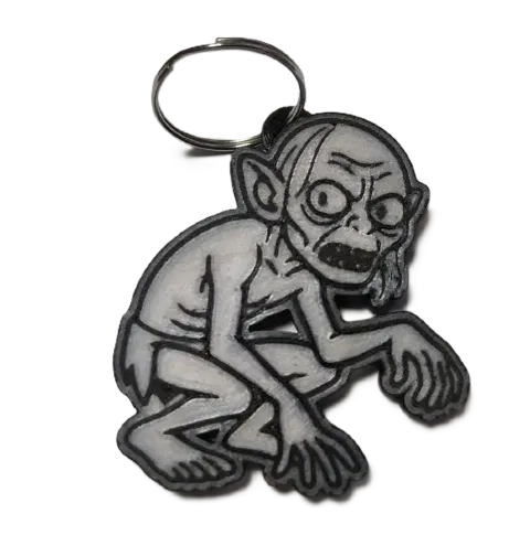 Брелок Lord of the Rings Gollum Keychain Голум ABS пластик 5 см. -   -  