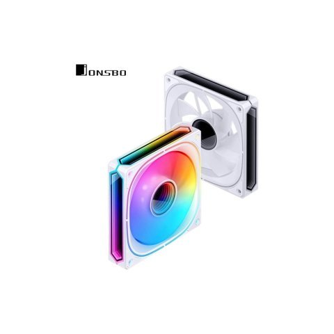 Кулер для корпуса JONSBO FR-505WR Reverse ARGB White - Нулевой остаток (Feed) - Нулевой остаток (Feed)