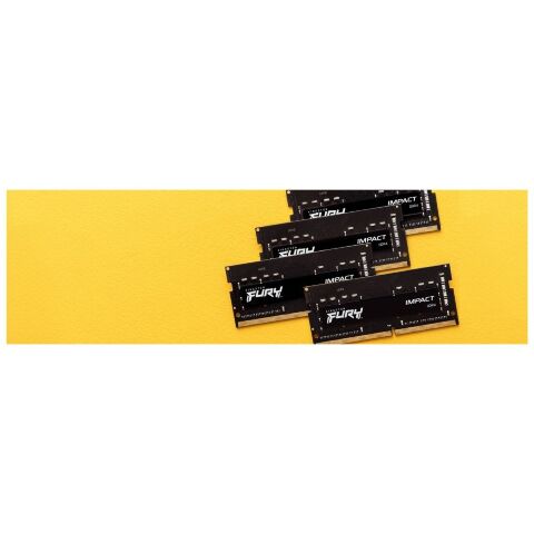 Модуль памяти для ноутбука SoDIMM DDR4 16GB 3200 MHz Impact Kingston Fury (ex.HyperX) (KF432S20IB/16) - Модули памяти к ноутбукам  - Модули памяти к ноутбукам 