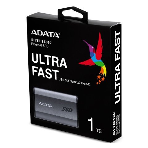 Накопитель SSD USB 3.2 1TB ADATA (AELI-SE880-1TCGY) - Нулевой остаток (Feed) - Нулевой остаток (Feed)
