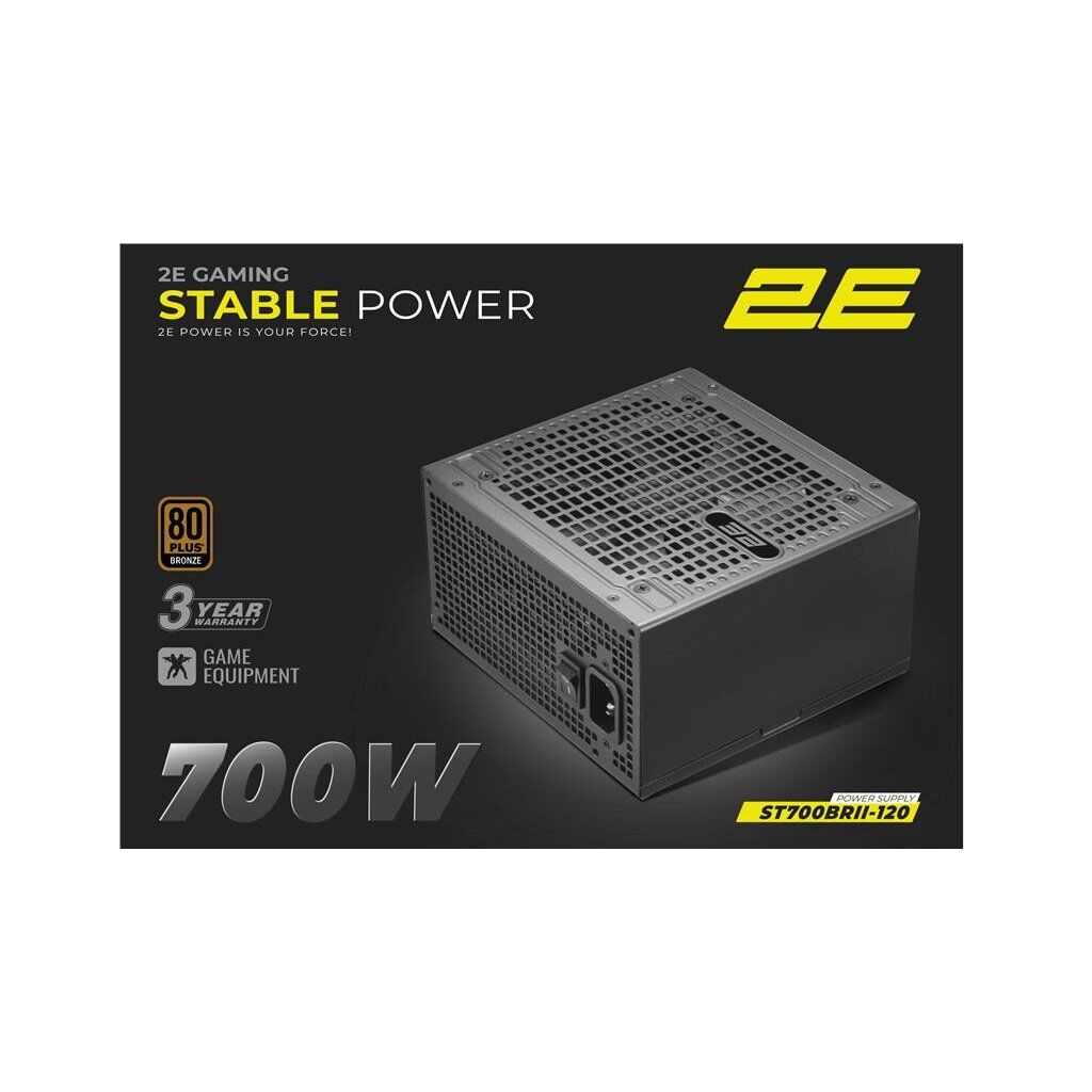 Блок питания 2E 700W Stable Power Pro ATX3.1 GEN5.0 (2E-ST700BRII-120)