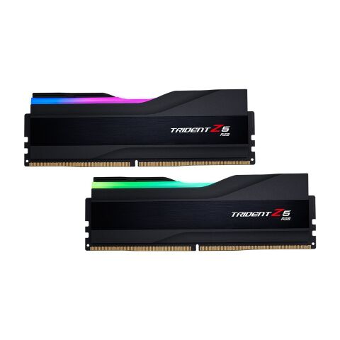 Модуль памяти для компьютера DDR5 32GB (2x16GB) 6400 Trident Z5 RGB Black G.Skill (F5-6400J3239G16GX2-TZ5RK) - Модули памяти для компьютера  - Модули памяти для компьютера 