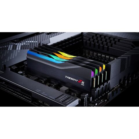 Модуль памяти для компьютера DDR5 32GB (2x16GB) 6400 Trident Z5 RGB Black G.Skill (F5-6400J3239G16GX2-TZ5RK) - Модули памяти для компьютера  - Модули памяти для компьютера 