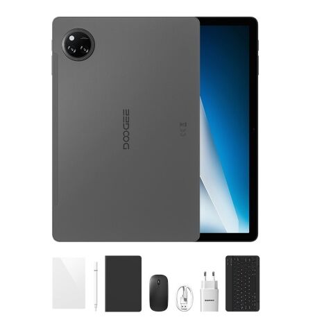 Планшет Doogee Tab A9 Pro+ 11" 6/128Gb Wi-Fi Grey VIP Edition Стилус,чохол,скло,клавіатура,мишка, БЖ (6923740264164) - Планшеты - Планшеты