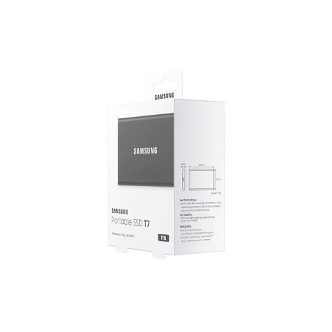 Накопитель SSD USB 3.2 1TB T7 Samsung (MU-PC1T0T/WW) - Нулевой остаток (Feed) - Нулевой остаток (Feed)