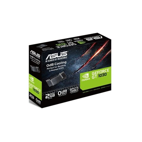 Видеокарта ASUS GeForce GT1030 2048Mb Silent (GT1030-SL-2G-BRK) - Нулевой остаток (Feed) - Нулевой остаток (Feed)