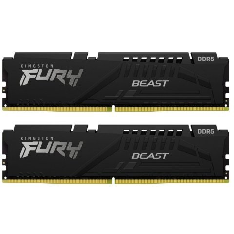 Модуль памяти для компьютера DDR5 32GB (2x16GB) 6800 MHz Beast Black EXPO Kingston Fury (ex.HyperX) (KF568C34BBEK2-32) - Нулевой остаток (Feed)  - Нулевой остаток (Feed) 