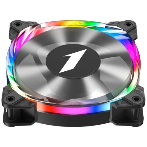 Кулер для корпуса 1stPlayer FS7 Black (FS7-BK-1IN1) - Нулевой остаток (Feed) - Нулевой остаток (Feed)