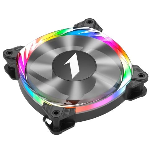 Кулер для корпуса 1stPlayer FS7 Black (FS7-BK-1IN1) - Нулевой остаток (Feed) - Нулевой остаток (Feed)