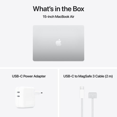 Ноутбук Apple MacBook Air 15 M4 A3241 Silver (MC6J4UA/A) - Нулевой остаток (Feed) - Нулевой остаток (Feed)