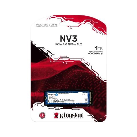 Накопитель SSD M.2 2280 1TB Kingston (SNV3S/1000G) - Внутренние SSD - Внутренние SSD