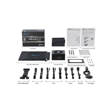 Блок питания Seasonic 750W (FOCUS-SPX-750) - Нулевой остаток (Feed) - Нулевой остаток (Feed)