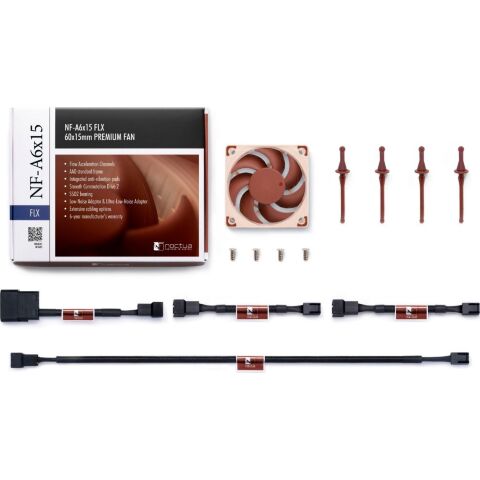 Кулер для корпуса Noctua NF-A6x15 FLX - Нулевой остаток (Feed) - Нулевой остаток (Feed)
