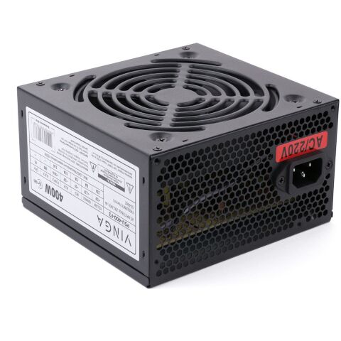 Блок питания Vinga 400W (PSU-400-F3) - Нулевой остаток (Feed)  - Нулевой остаток (Feed) 