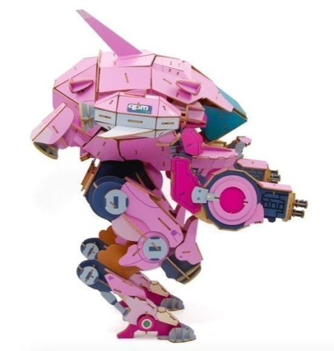 Конструктор из дерева 3D Overwatch D.Va 18" IncrediBuilds Collectible Wood Model 45 см - -