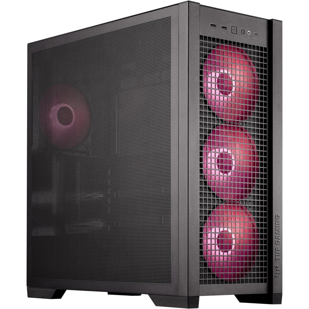 Корпус для ПК ASUS TUF Gaming GT302 ARGB Black (90DC00I0-B19000)
