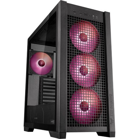 Корпус для ПК ASUS TUF Gaming GT302 ARGB Black (90DC00I0-B19000) - Нулевой остаток (Feed)  - Нулевой остаток (Feed) 