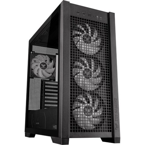 Корпус для ПК ASUS TUF Gaming GT302 ARGB Black (90DC00I0-B19000) - Нулевой остаток (Feed)  - Нулевой остаток (Feed) 
