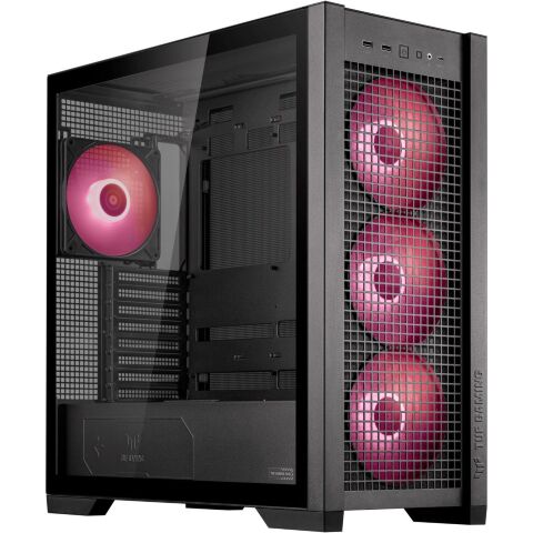 Корпус для ПК ASUS TUF Gaming GT302 ARGB Black (90DC00I0-B19000) - Нулевой остаток (Feed)  - Нулевой остаток (Feed) 