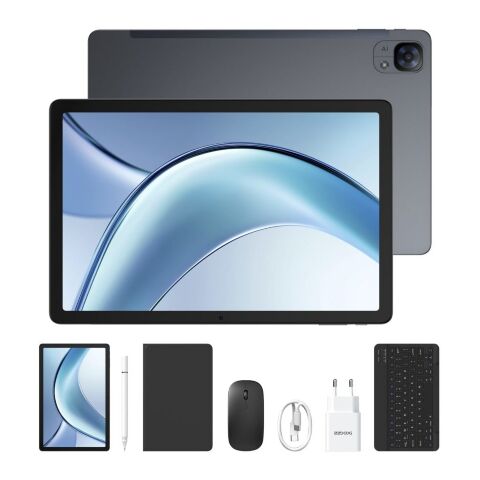 Планшет Doogee Tab E3 11" 8/256GB 4G (LTE) Grey VIP Edition Стилус,чохол,скло,клавіатура,мишка, БЖ (6923740264355) - Планшеты - Планшеты