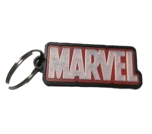 Брелок Marvel Logo Keychain Логотип ABS пластик 5 см.