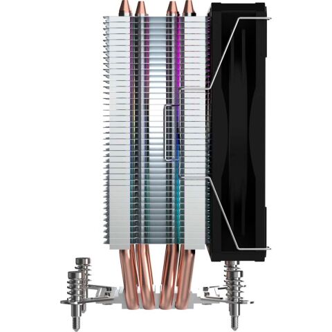 Кулер для процессора Zezzio ZH-C400 V2 ARGB/SRGB Ultra Fan - Нулевой остаток (Feed)  - Нулевой остаток (Feed) 