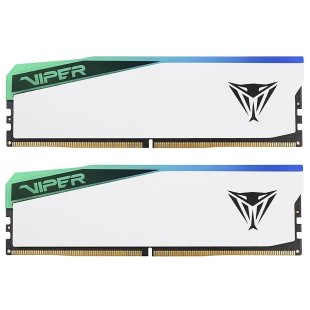 Модуль памяти для компьютера DDR5 32GB (2x16GB) 6000 MHz Viper Elite 5 RGB Patriot (PVER532G60C30KW)