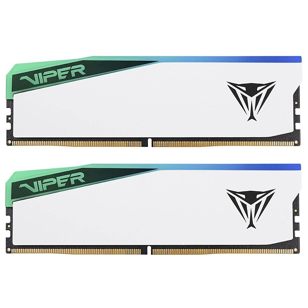Модуль памяти для компьютера DDR5 32GB (2x16GB) 6000 MHz Viper Elite 5 RGB Patriot (PVER532G60C30KW)