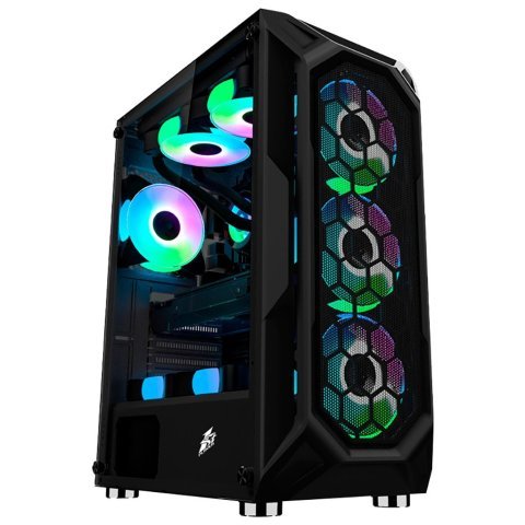 Корпус 1stPlayer X6-BK-4F1 - Нулевой остаток (Feed)  - Нулевой остаток (Feed) 