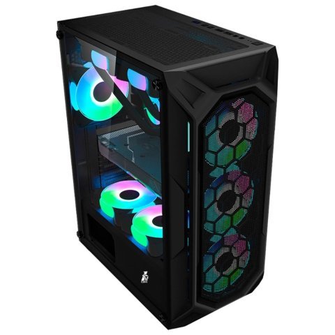 Корпус 1stPlayer X6-BK-4F1 - Нулевой остаток (Feed)  - Нулевой остаток (Feed) 