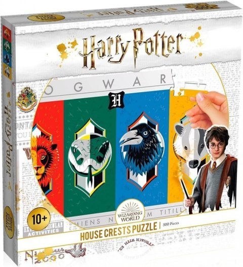 Пазл Гарри Поттер Факультеты Хогвартса Harry Potter Hogwarts House Crests Puzzle (500 деталей) - -
