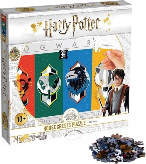 Пазл Гарри Поттер Факультеты Хогвартса Harry Potter Hogwarts House Crests Puzzle (500 деталей) - -