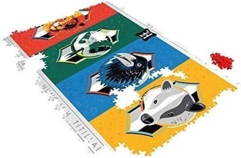 Пазл Гарри Поттер Факультеты Хогвартса Harry Potter Hogwarts House Crests Puzzle (500 деталей) - -