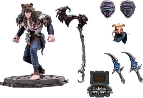 Фігурка McFarlane World of Warcraft Elf Druid Rogue Rare Варкрафт Ельф Друїд Розбійник 16 см. -   -  