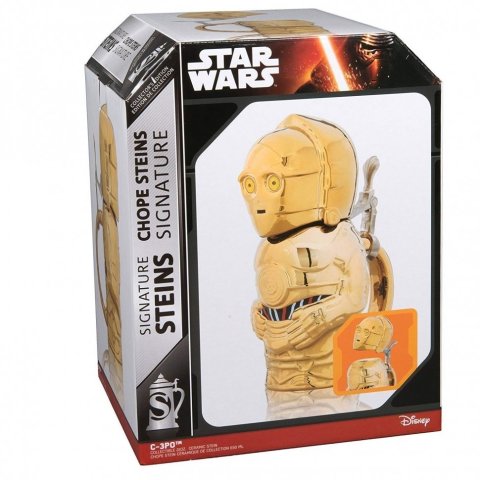 Кружка коллекционная SignatureSteins Star Wars C-3PO Stein Звёздные войны С3ПО 650 мл. -   -  