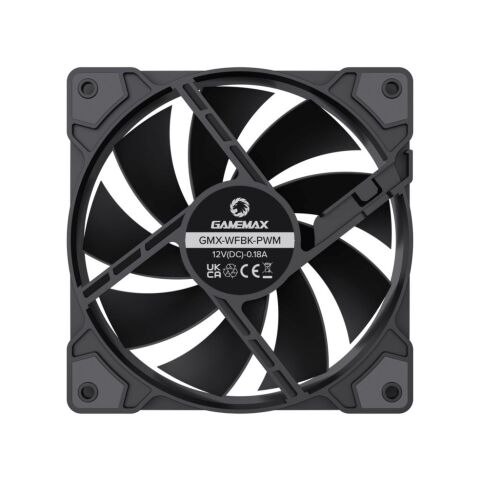 Кулер для корпуса Gamemax GMX-WFBK-PWM - Нулевой остаток (Feed) - Нулевой остаток (Feed)