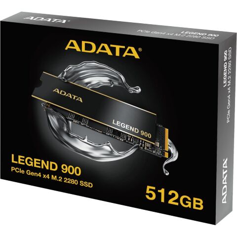 Накопитель SSD M.2 2280 512GB ADATA (SLEG-900-512GCS) - Внутренние SSD  - Внутренние SSD 