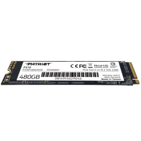 Накопитель SSD M.2 2280 480GB Patriot (P310P480GM28) - Нулевой остаток (Feed)  - Нулевой остаток (Feed) 