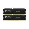 Модуль памяти для компьютера DDR5 64GB (2x32GB) 5600 MHz Fury Beast Black Kingston Fury (ex.HyperX) (KF556C36BBE2K2-64)