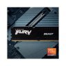 Модуль памяти для компьютера DDR5 64GB (2x32GB) 5600 MHz Fury Beast Black Kingston Fury (ex.HyperX) (KF556C36BBE2K2-64)