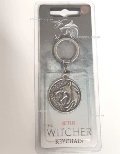 Брелок Відьмак Netflix: The Witcher Wolf School Keychain