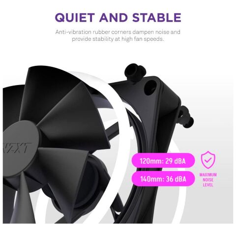 Кулер для корпуса NZXT F120RGB Duo - 120mm Dual- (RF-D12SF-B1) - Вентиляторы к корпусам - Вентиляторы к корпусам