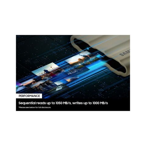 Накопитель SSD USB 3.2 2TB T7 Shield Samsung (MU-PE2T0R/WW) - Внутренние SSD  - Внутренние SSD 