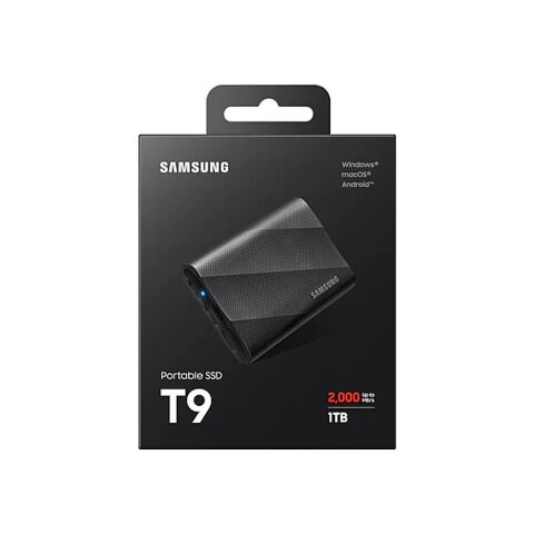Накопитель SSD USB 3.2 1TB T9 Samsung (MU-PG1T0B/EU) - Нулевой остаток (Feed)  - Нулевой остаток (Feed) 