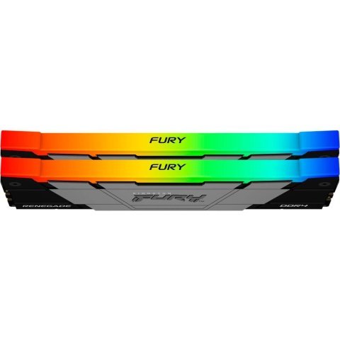 Модуль памяти для компьютера DDR4 16GB (2x8GB) 3600 MHz Fury Renegade RGB Kingston Fury (ex.HyperX) (KF436C16RB2AK2/16) - Нулевой остаток (Feed) - Нулевой остаток (Feed)