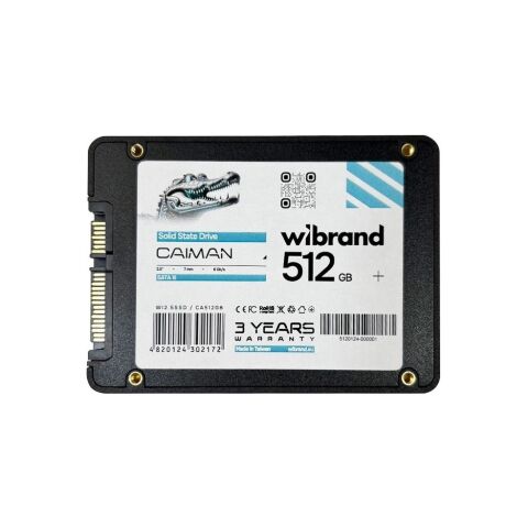 Накопитель SSD 2.5" 512GB Caiman Wibrand (WI2.5SSD/CA512GB) - Нулевой остаток (Feed) - Нулевой остаток (Feed)