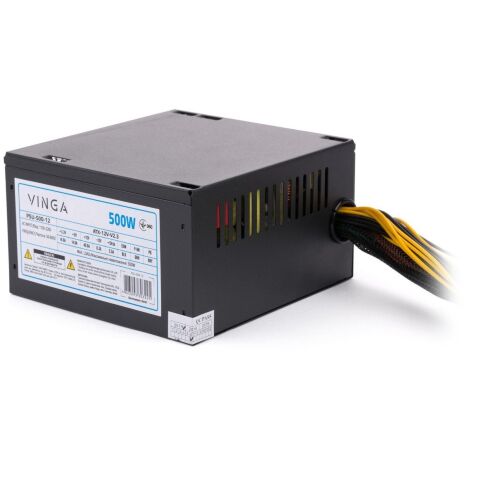Блок питания Vinga 500W ОЕМ (PSU-500-12) - Нулевой остаток (Feed)  - Нулевой остаток (Feed) 