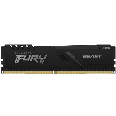 Модуль памяти для компьютера DDR4 16GB 3200 MHz Beast Black Kingston Fury (ex.HyperX) (KF432C16BB1/16WP) - Нулевой остаток (Feed) - Нулевой остаток (Feed)