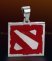 Медальон  Dota 2 (цвет серебро) -   -  